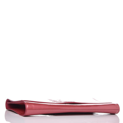 Saint Laurent Patent Large Belle De Jour Clutch Pink 4 of 14