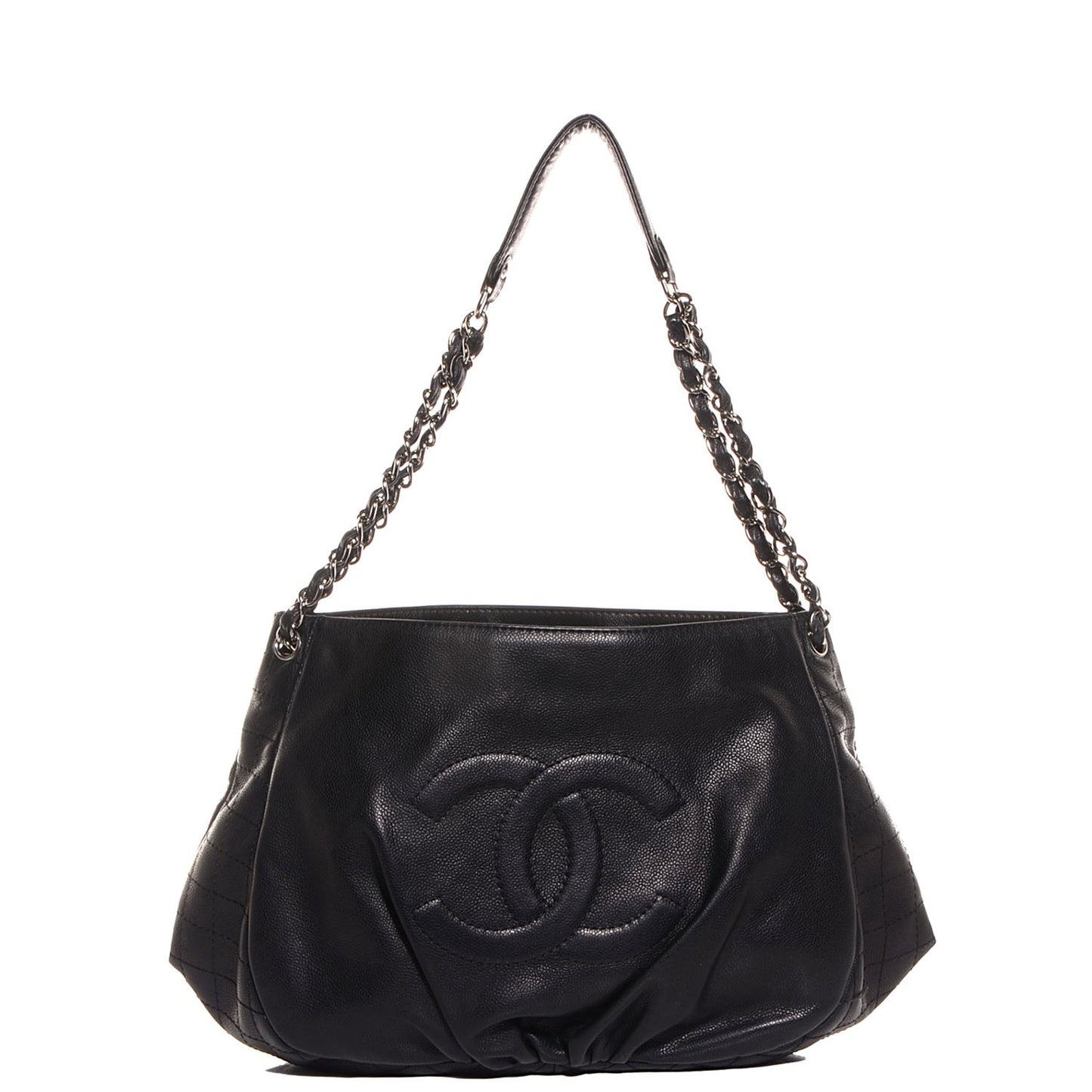 Caviar Timeless CC Shoulder Bag Black