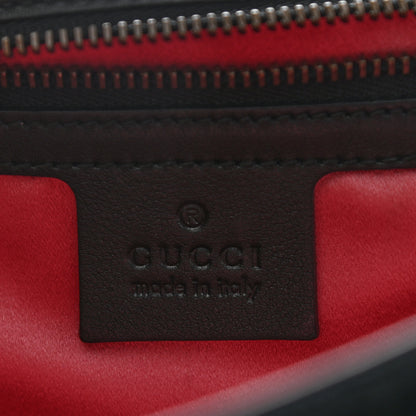 Gucci Velvet Matelasse Loved Embroidered Medium GG Marmont Shoulder Bag Black 6 of 10