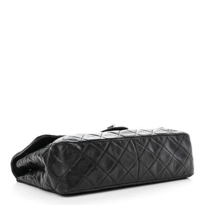 Chanel Washed Lambskin Quilted Jumbo Hybrid Reissue Flap Black 4 of 9