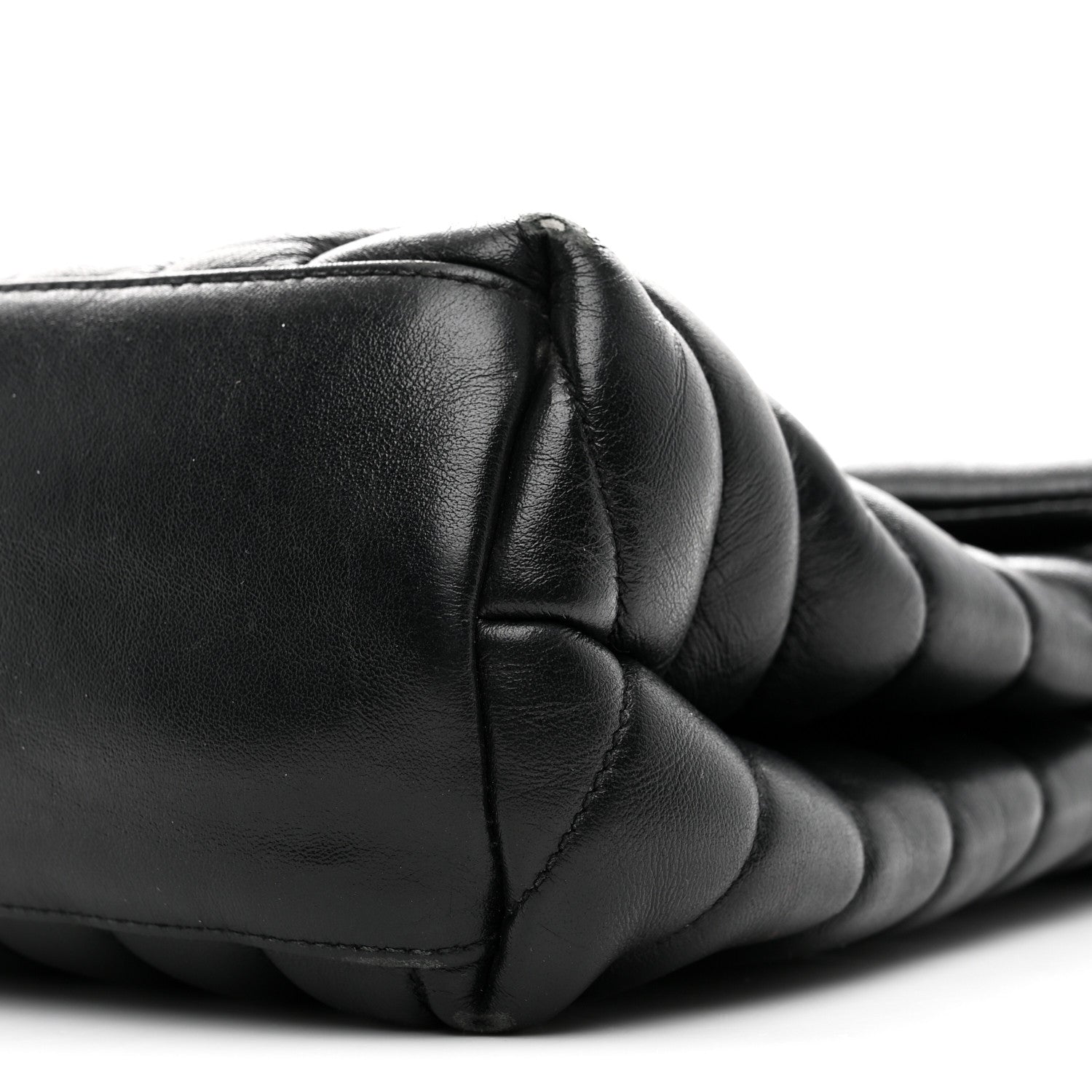 Saint Laurent Calfskin Y Quilted Monogram Medium Loulou Chain Satchel Black 10 of 11