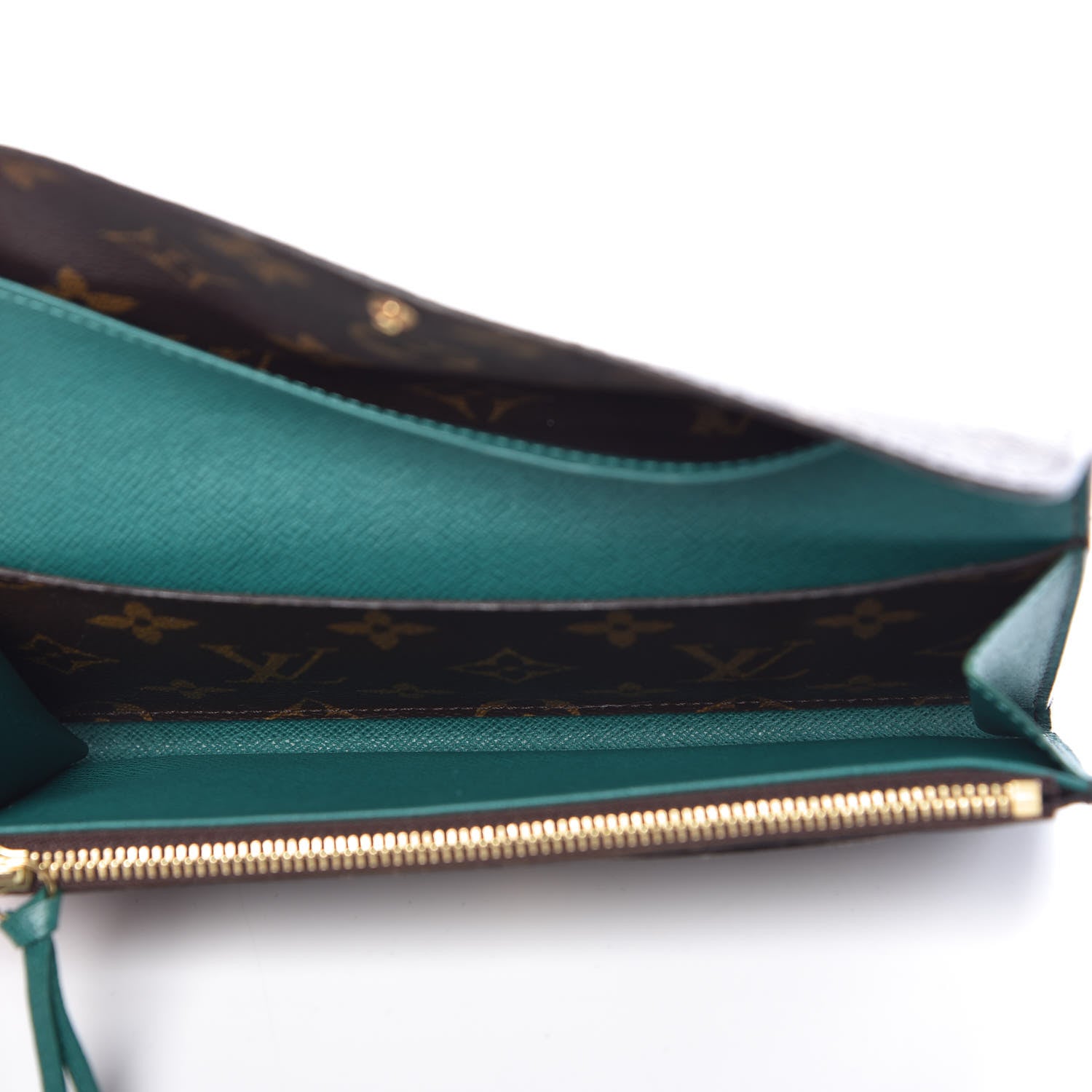 Louis Vuitton Monogram Emilie Wallet Vert 5 of 12