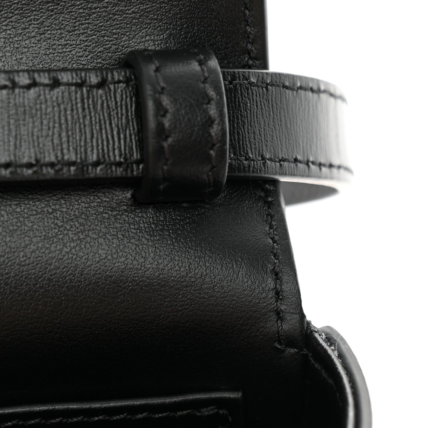 Shiny Calfskin Mini Claude Black