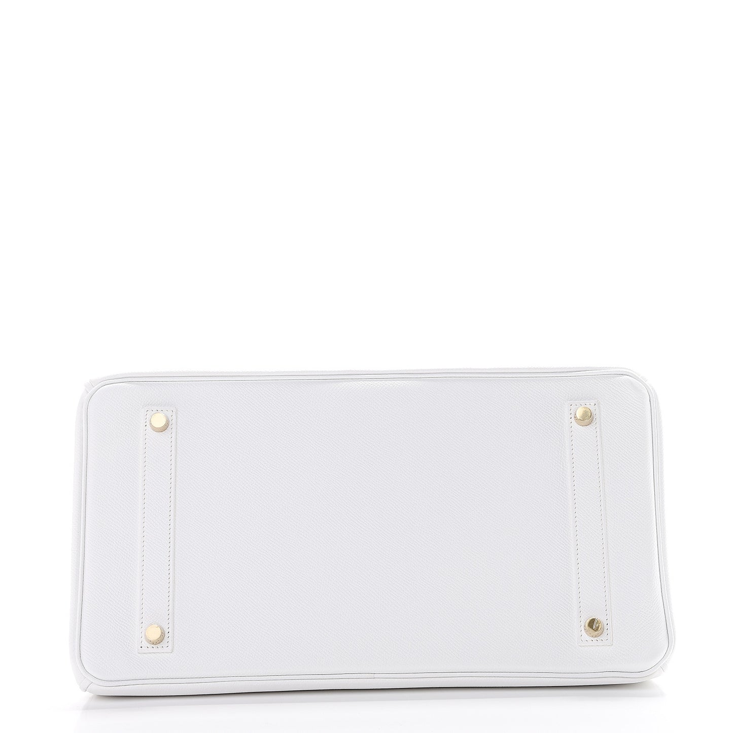 Epsom Birkin 35 White White