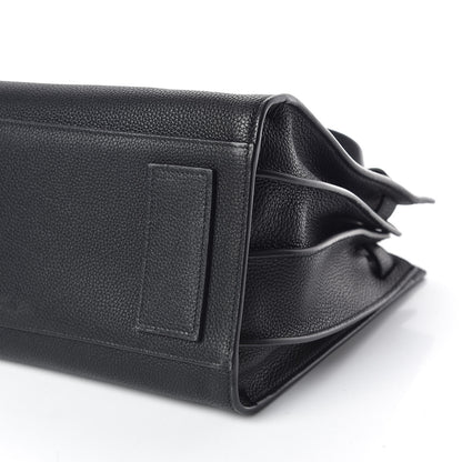 Saint Laurent Grained Calfskin Small Supple Sac De Jour Black 6 of 9
