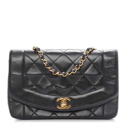 Chanel Lambskin Quilted Small Single Flap Bag Black 1 of 10