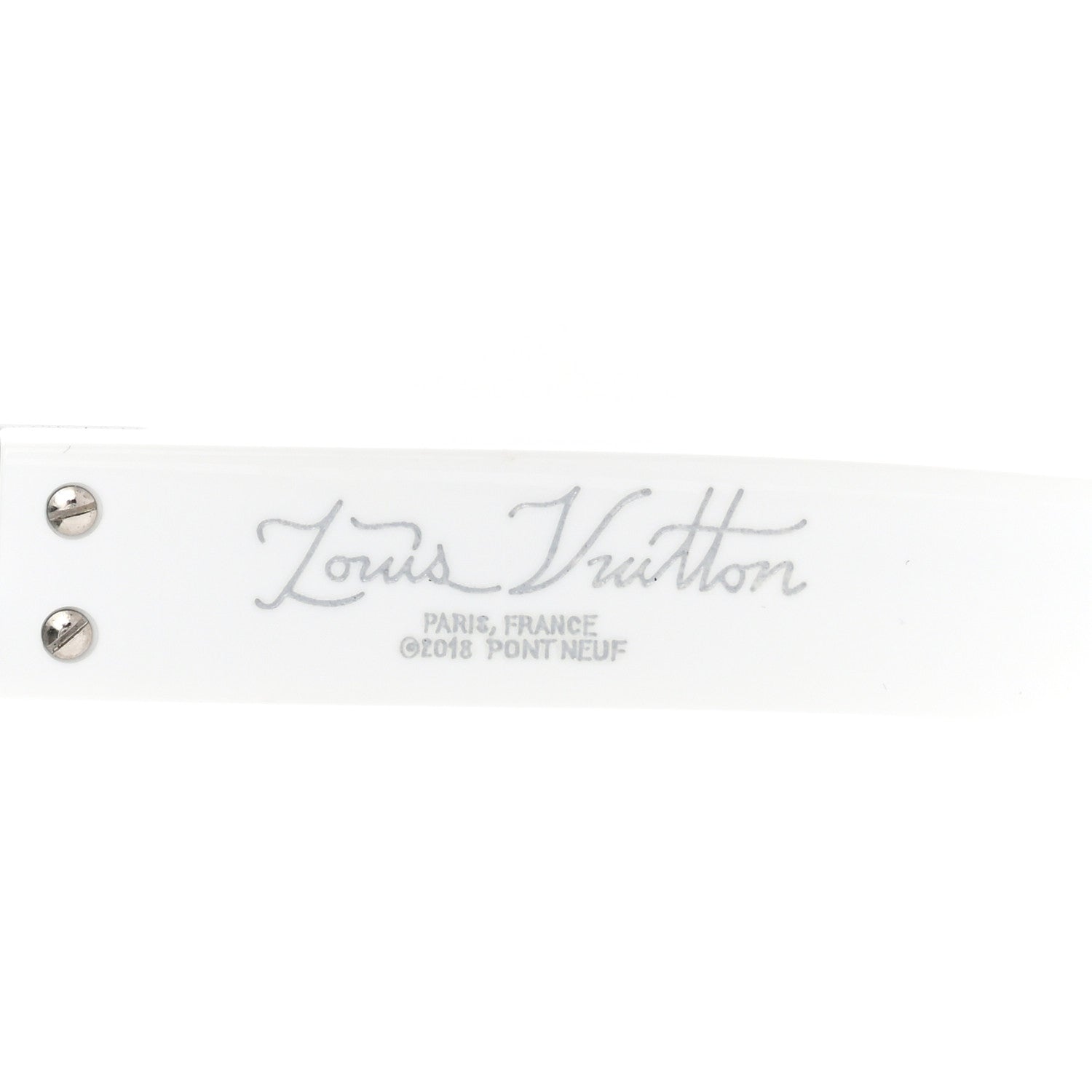 Louis Vuitton Acetate Skepitcals Sunglasses Z1162E White 6 of 7