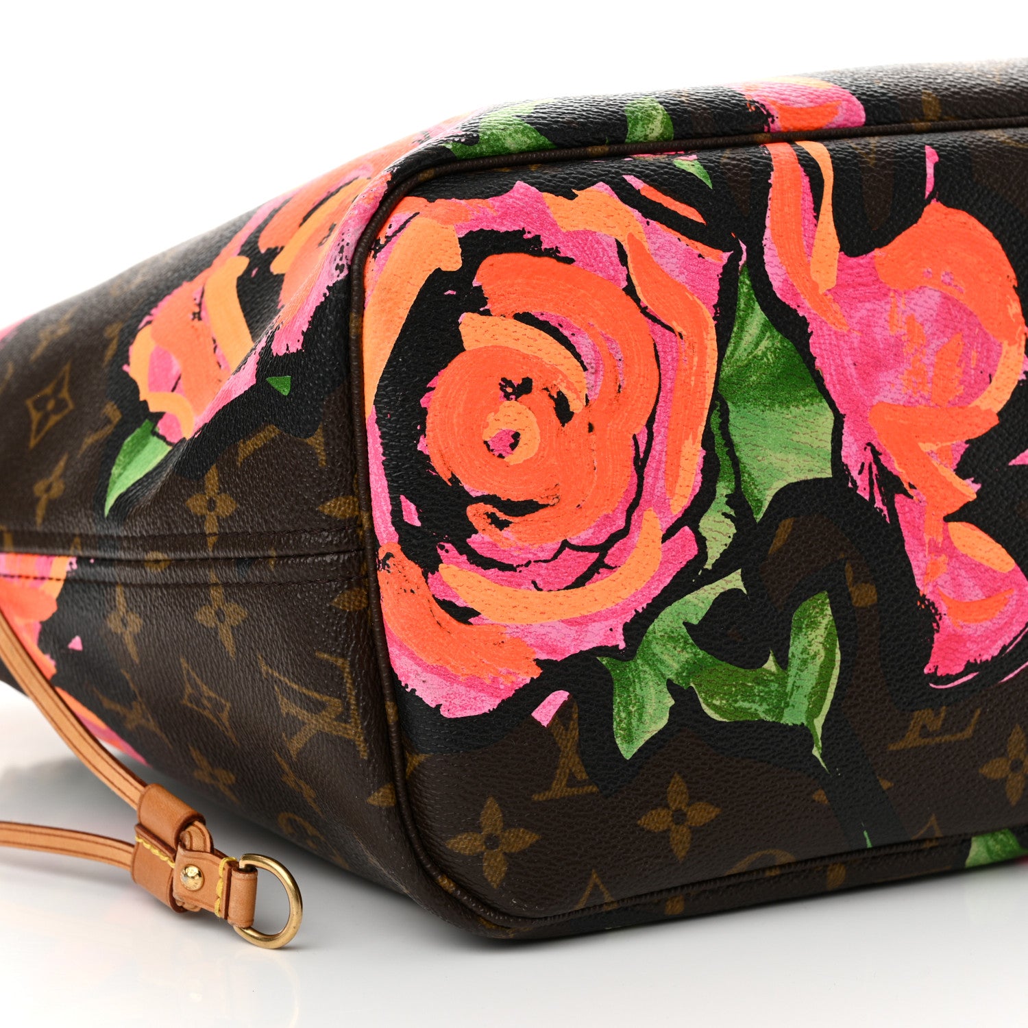 Louis Vuitton Monogram Roses Neverfull MM 9 of 21