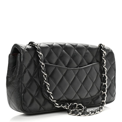 Chanel Lambskin Quilted East West Flap Black 3 of 16
