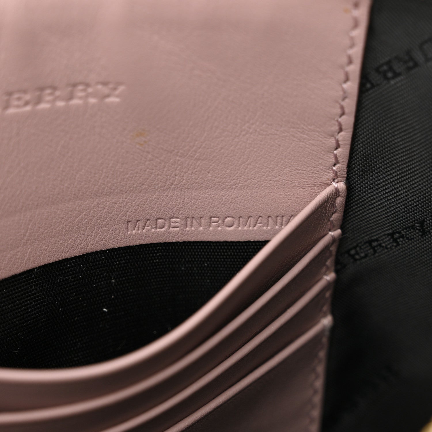 Burberry House Check Derby Peyton Crossbody Clutch Bag Pale Orchid 8 of 15