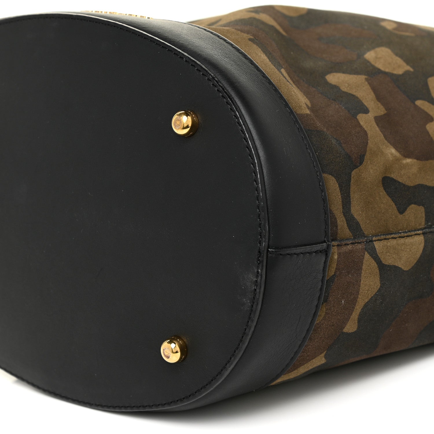 Burberry Calfskin Suede Camouflage Hobo Bag Multicolor 10 of 21