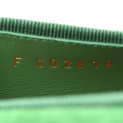 Chanel Suede Patent Cap Toe CC Ballerina Flats 36 Green 9 of 10