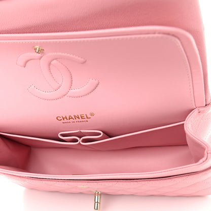 Chanel Caviar Quilted Medium Double Flap Pink 4 of 8