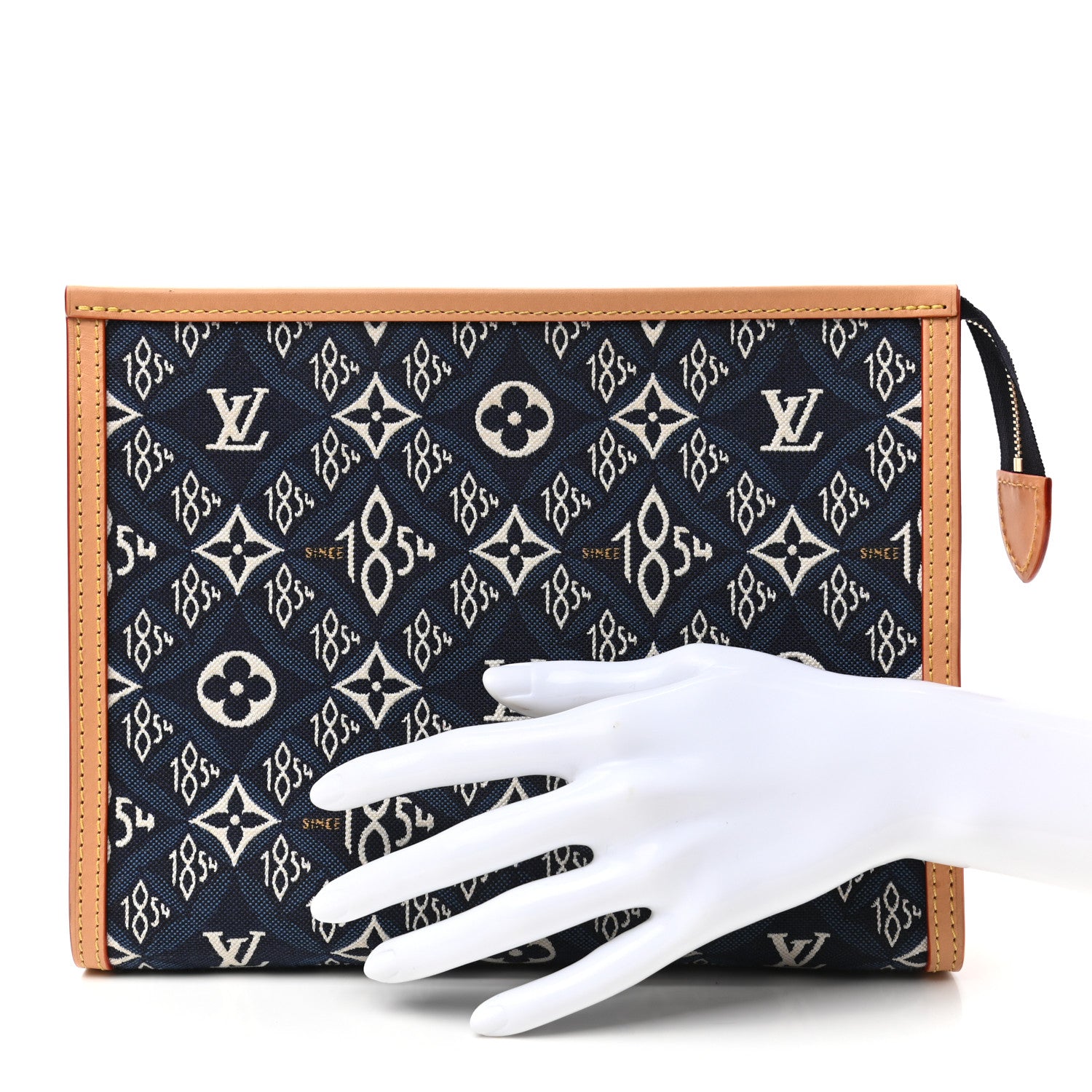 Louis Vuitton Jacquard Since 1854 Toiletry Pouch 26 Blue 2 of 7