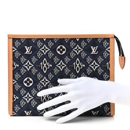 Louis Vuitton Jacquard Since 1854 Toiletry Pouch 26 Blue 2 of 7