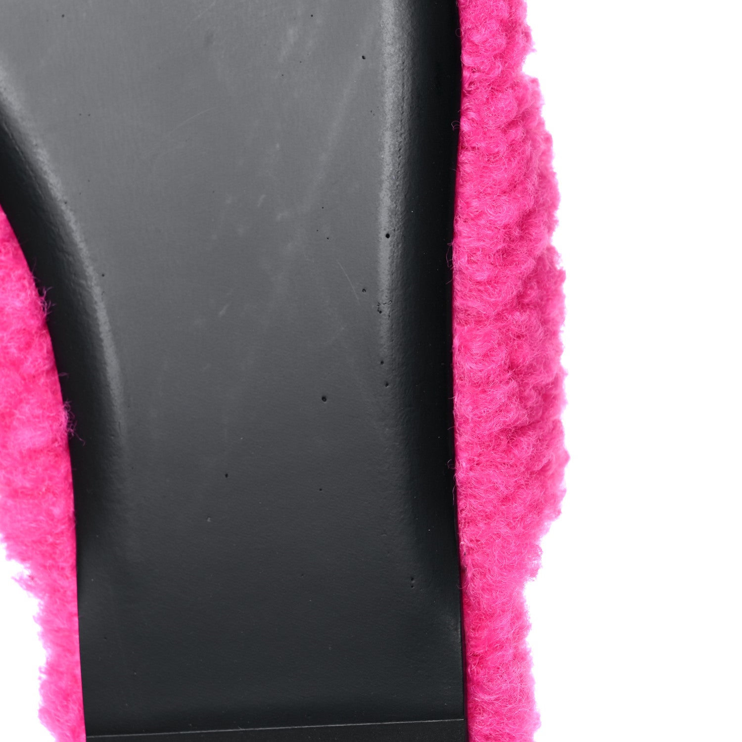 Balenciaga Faux Shearling Cosy BB Mules 37 Pink 7 of 10