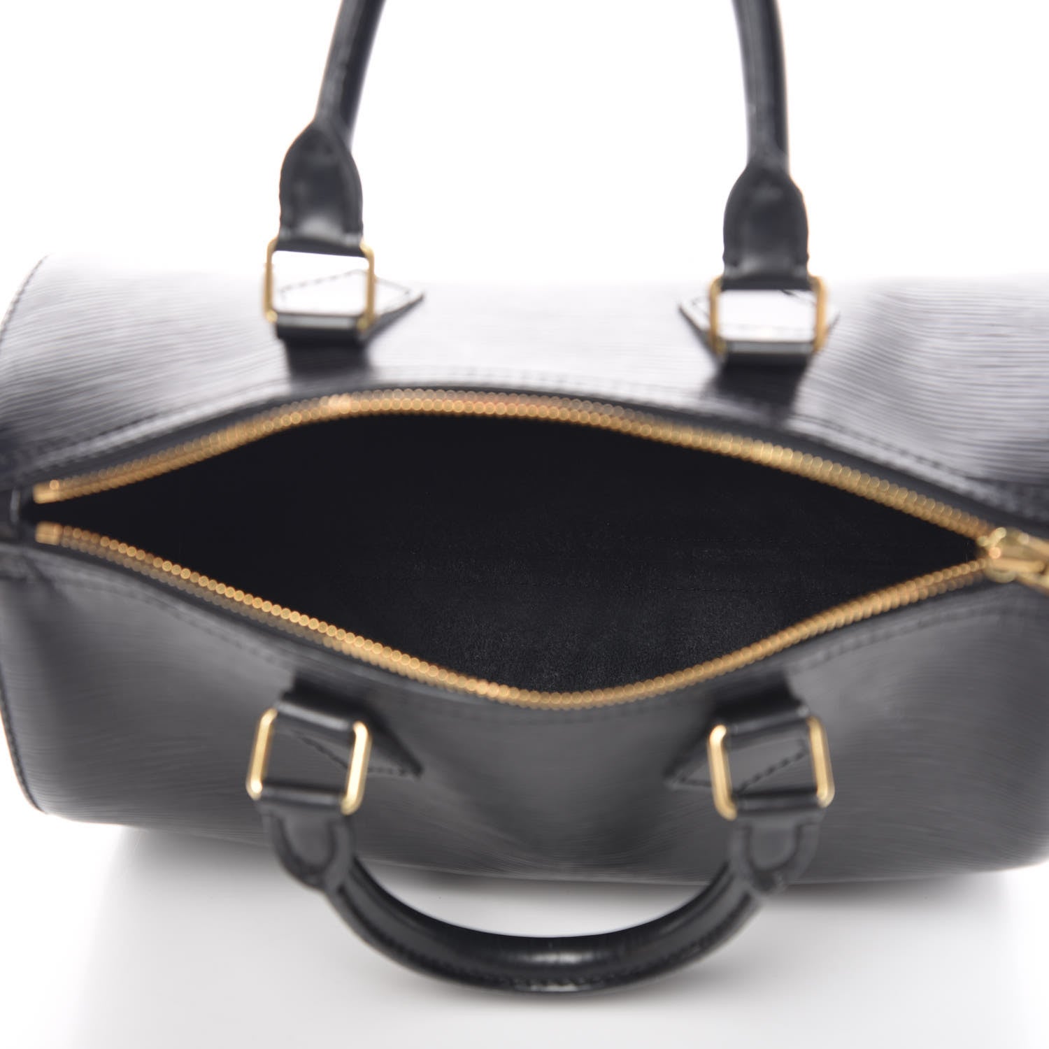 Louis Vuitton Epi Speedy 25 Black 5 of 16