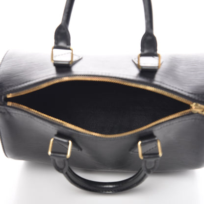 Louis Vuitton Epi Speedy 25 Black 5 of 16