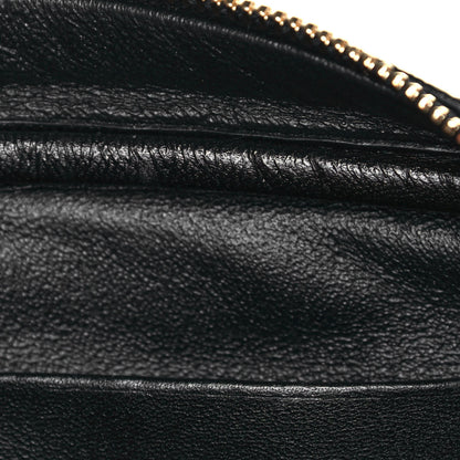 Saint Laurent Grain De Poudre Matelasse Monogram Mini Lou Camera Bag Black 13 of 14