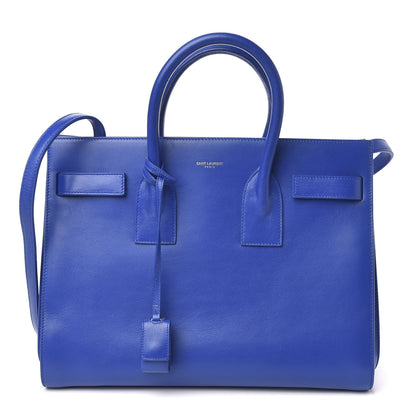 Saint Laurent Calfskin Small Sac De Jour Blue Majorelle 1 of 10