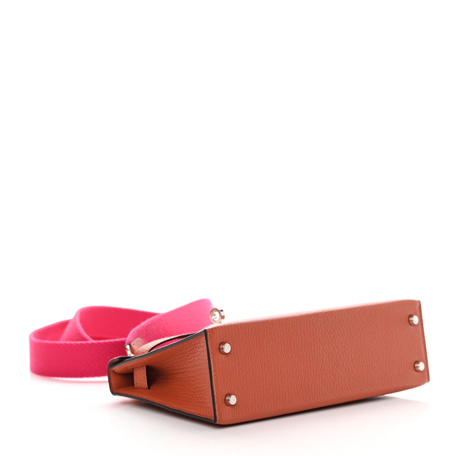 Hermes Chevre Mysore Mini Kelly Sellier 20 Cuivre Rose Mexico 4 of 13