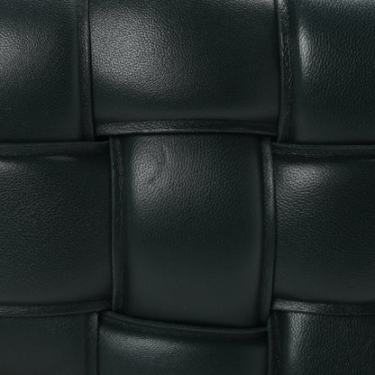 Bottega Veneta Lambskin Maxi Intreccio Padded Chain Cassette Crossbody Bag Raintree 9 of 9