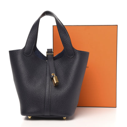 Hermes Taurillon Clemence Picotin Lock 18 PM 10 of 10