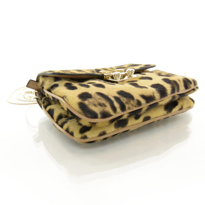 Valentino Garavani Leopard Print Calf Hair Rockstud Shoulder Bag 4 of 7