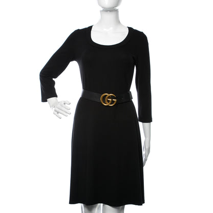 Gucci Calfskin Double G 40mm Belt 90 36 Black 2 of 7
