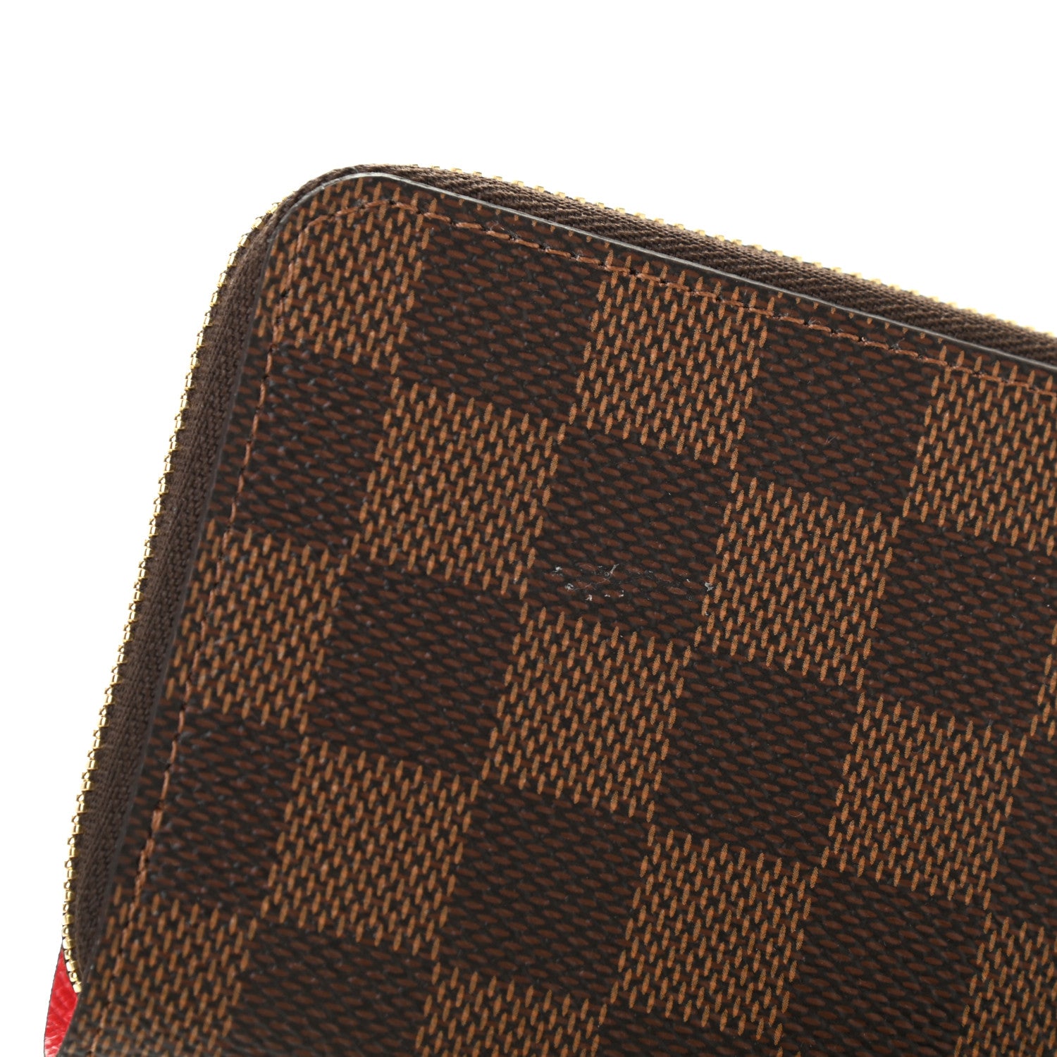 Louis Vuitton Damier Ebene 2021 Christmas Animation London Zippy Coin Purse Red 7 of 7
