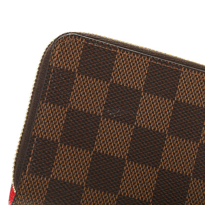 Louis Vuitton Damier Ebene 2021 Christmas Animation London Zippy Coin Purse Red 7 of 7