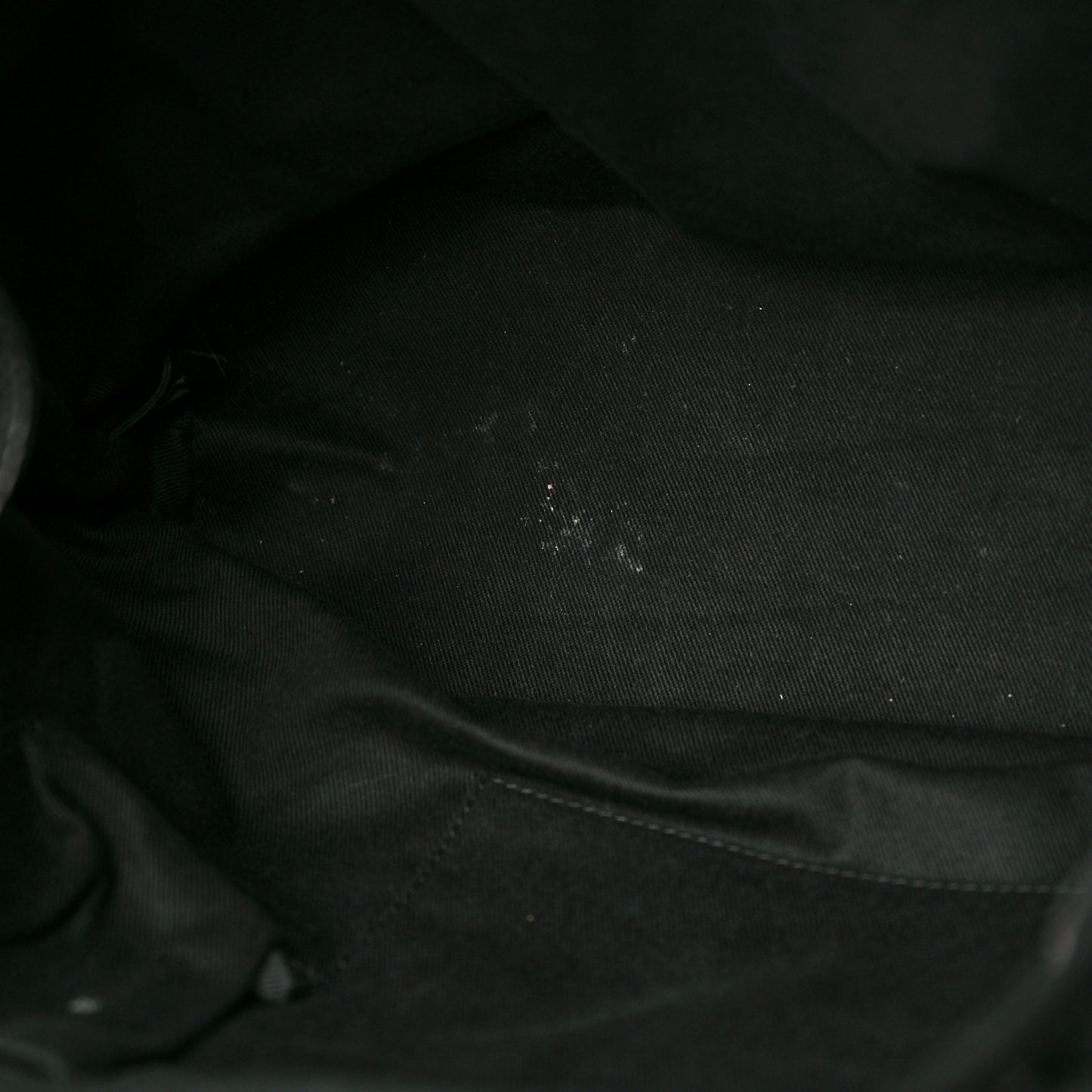 Iridescent Calfskin Quilted In The Mix Shopping Tote Black