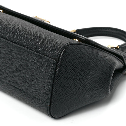 Dolce & Gabbana Dauphine Small Miss Sicily Satchel Black 10 of 10
