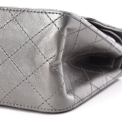 Chanel Metallic Calfskin Quilted 2.55 Reissue 226 Flap Charcoal 6 of 14
