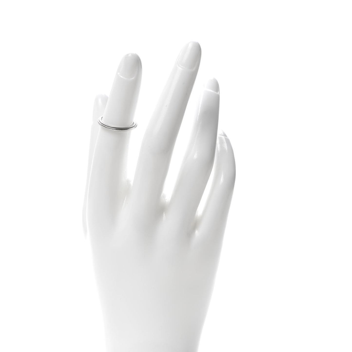 Platinum 2mm Milgrain Wedding Band Ring 47 4