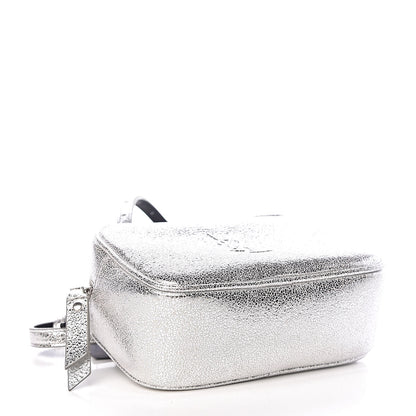 Saint Laurent Metallic Lambskin Monogram Lou Belt Bag Argento 4 of 9