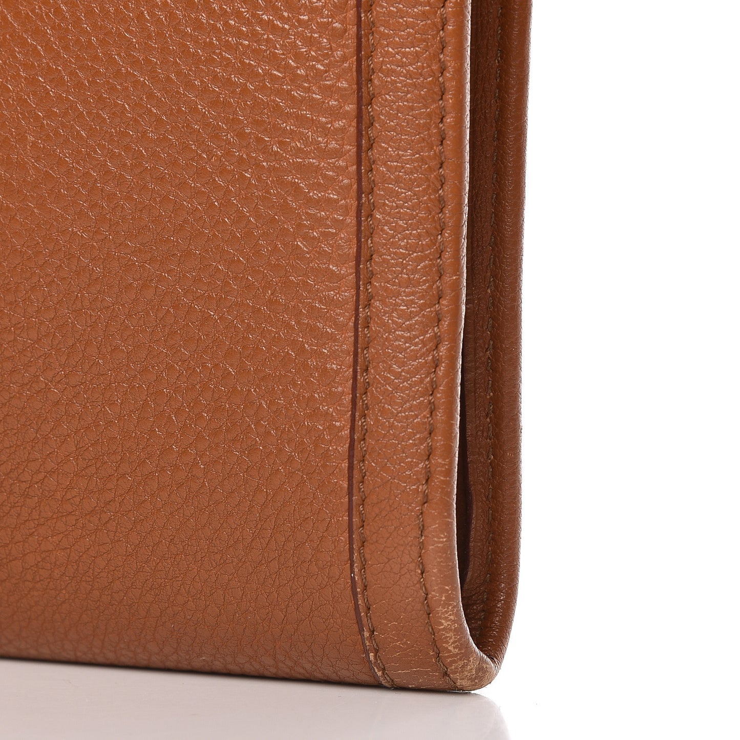 Taurillon Clemence Jige PM Clutch Gold