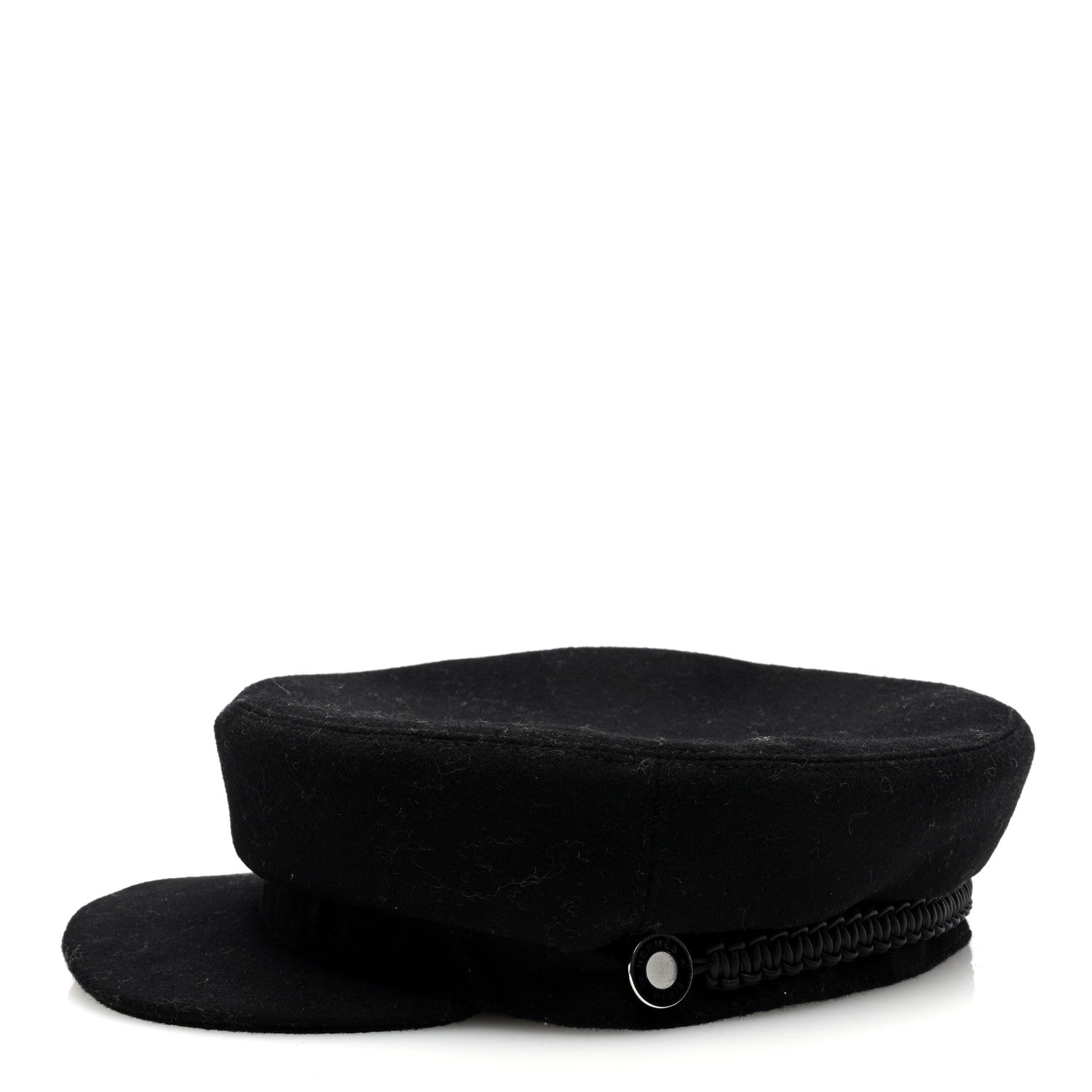 Hermes Cashmere Womens Deauville Cap 58 Black 5 of 8