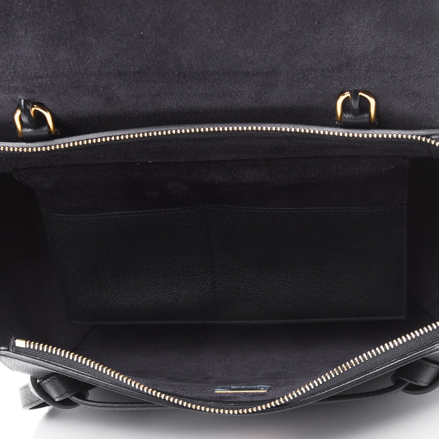 Celine Grained Calfskin Mini Belt Bag Black 4 of 4