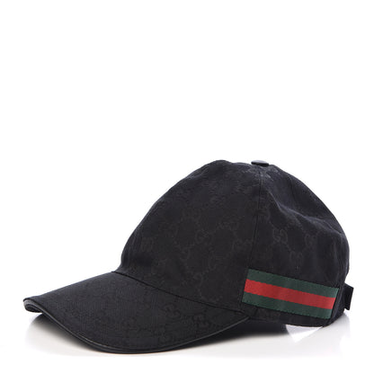 Gucci Monogram Web Baseball Hat L Black 1 of 7
