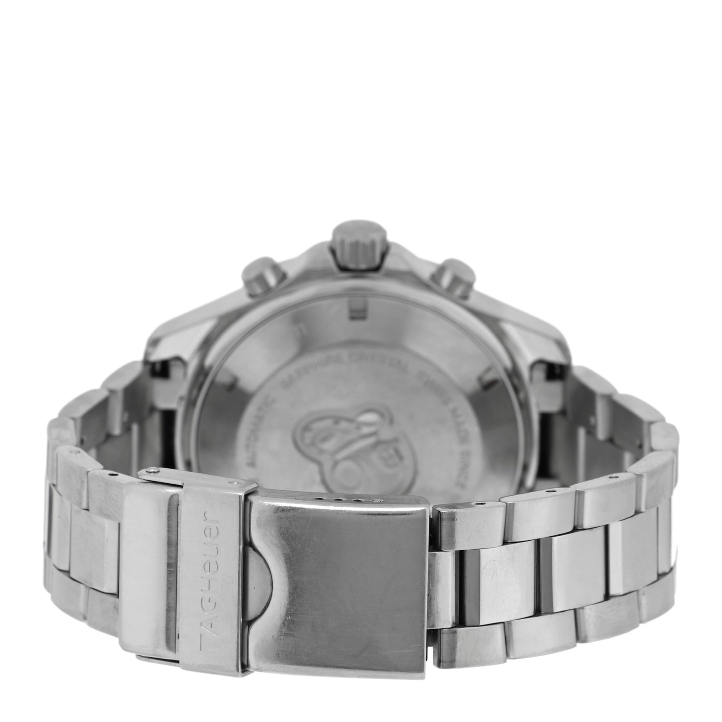 Stainless Steel 41mm Aquaracer 300M Chronograph Automatic Watch Black CAF2110