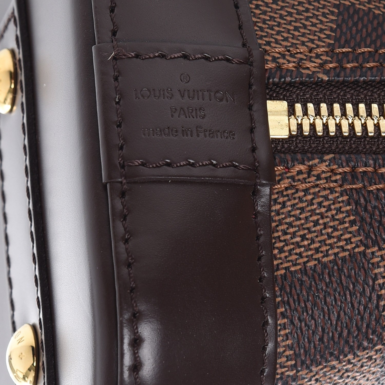 Louis Vuitton Damier Ebene Alma BB 6 of 8