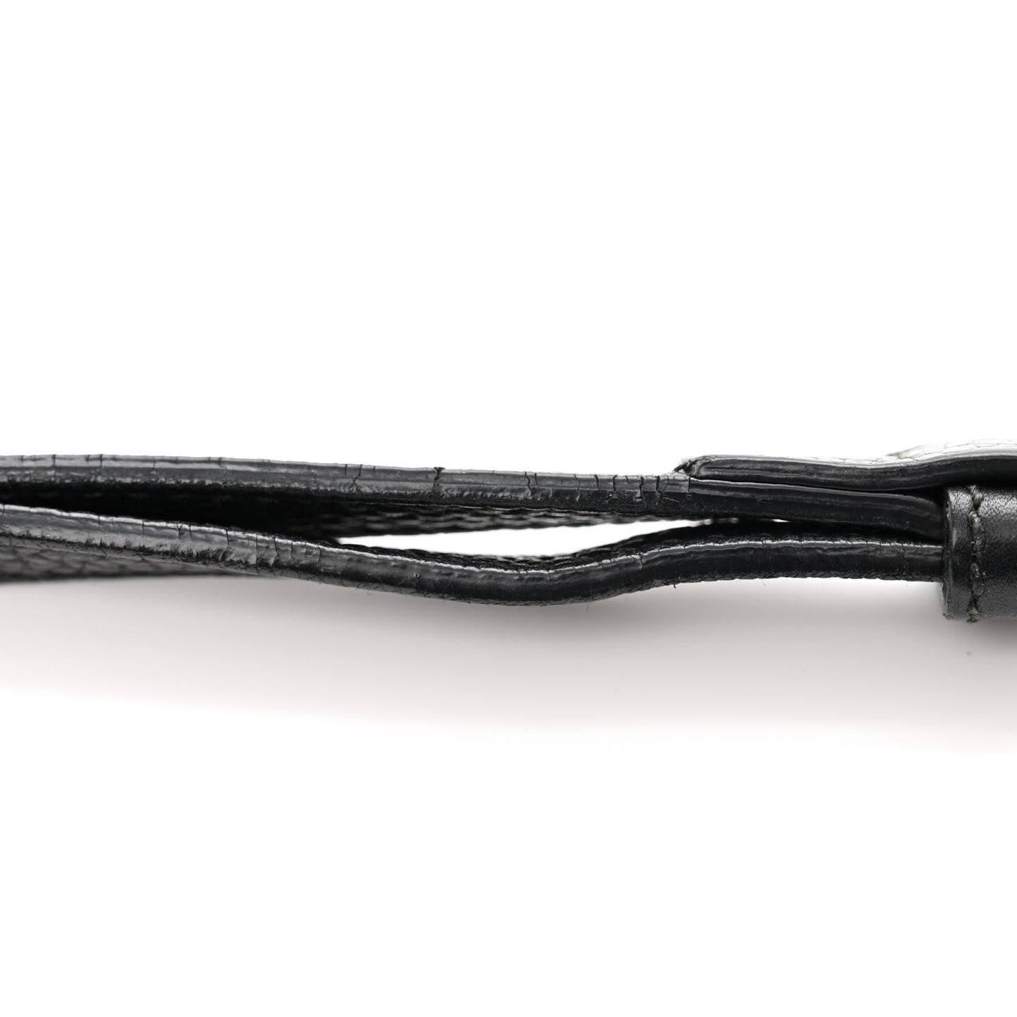 Pebbled Calfskin Small Soho Disco Bag Black