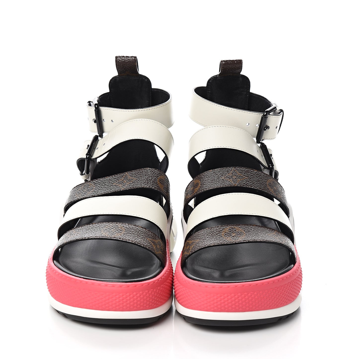 Patent Monogram LV Archlight Sandal 38.5 White