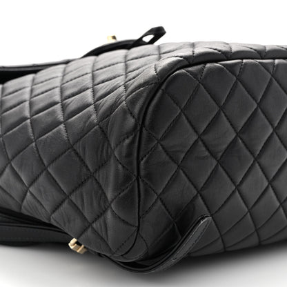 Chanel Lambskin Quilted Large Urban Spirit Backpack Black 9 of 10