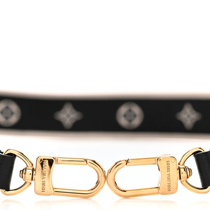 Louis Vuitton Jacquard Diane Shoulder Strap Black Ivory 4 of 4