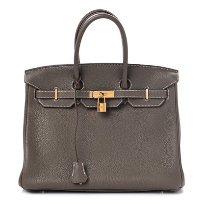 Hermes Togo Birkin 35 Etoupe 1 of 12