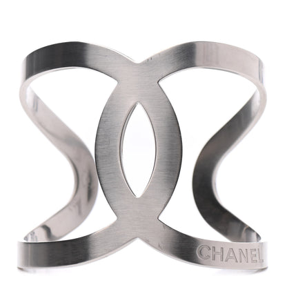Chanel Metal CC Cuff Silver 1 of 3