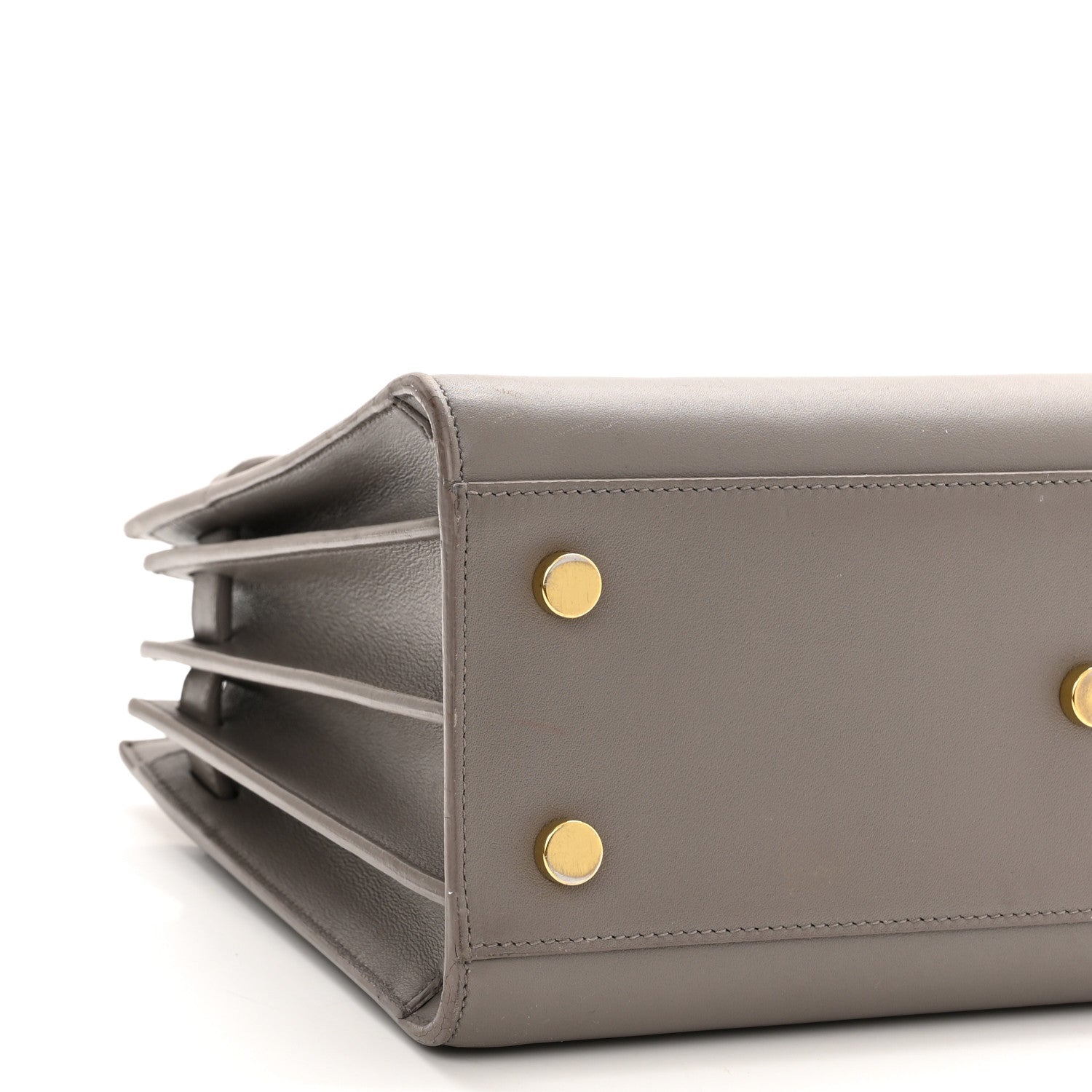 Saint Laurent Calfskin Baby Sac de Jour Fog 9 of 17