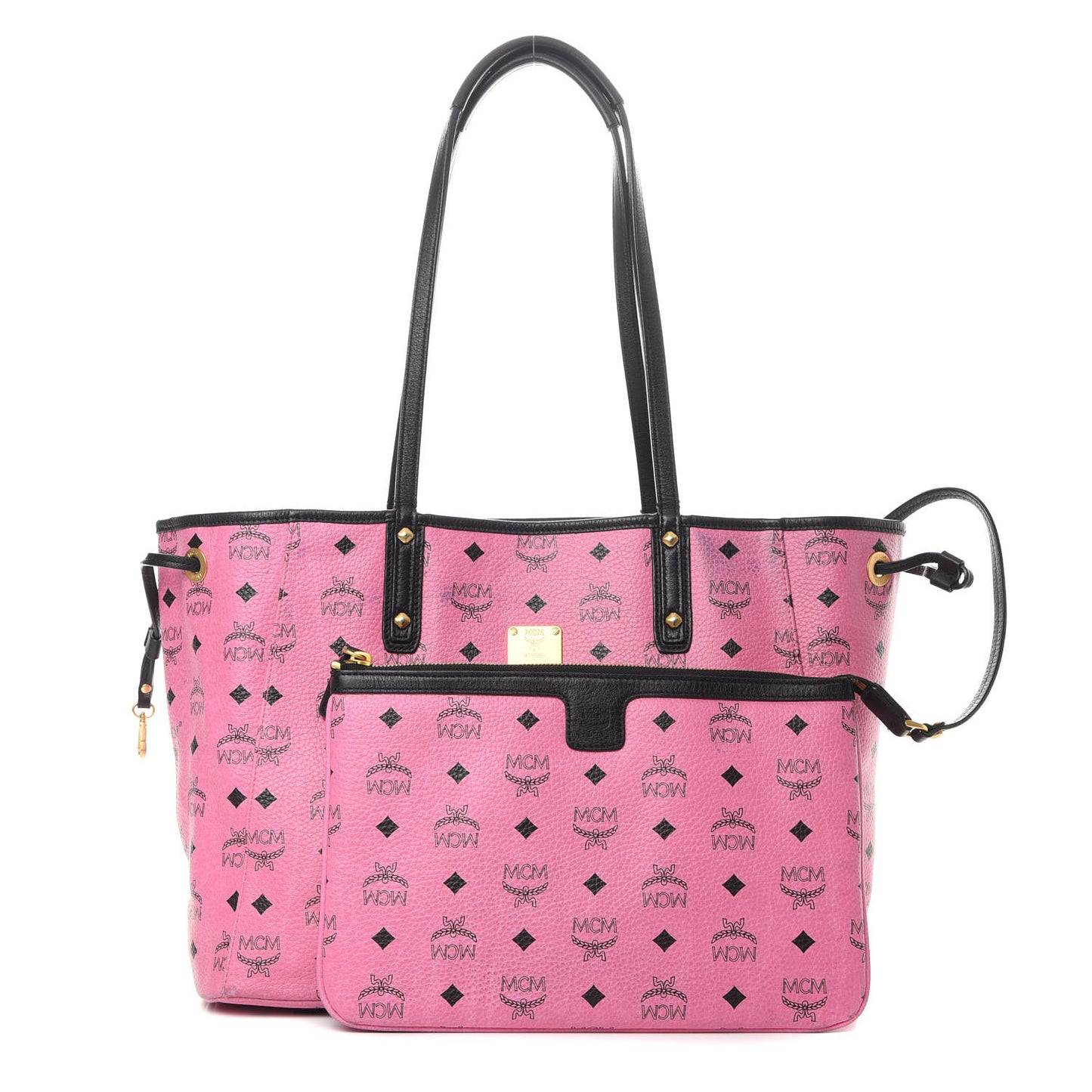 Visetos Medium Liz Reversible Shopper Tote Pink